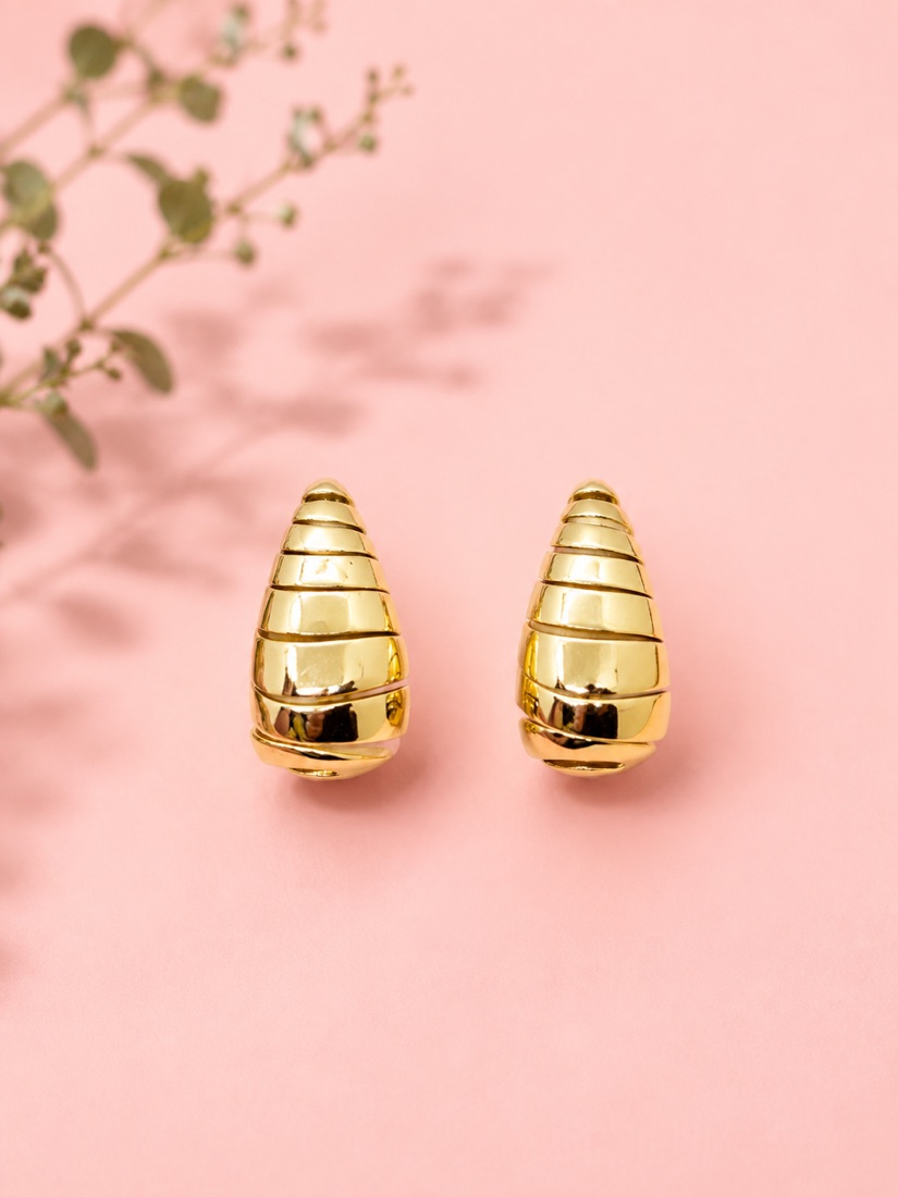 Aretes Gota · Baño de oro 18k · antialérgico