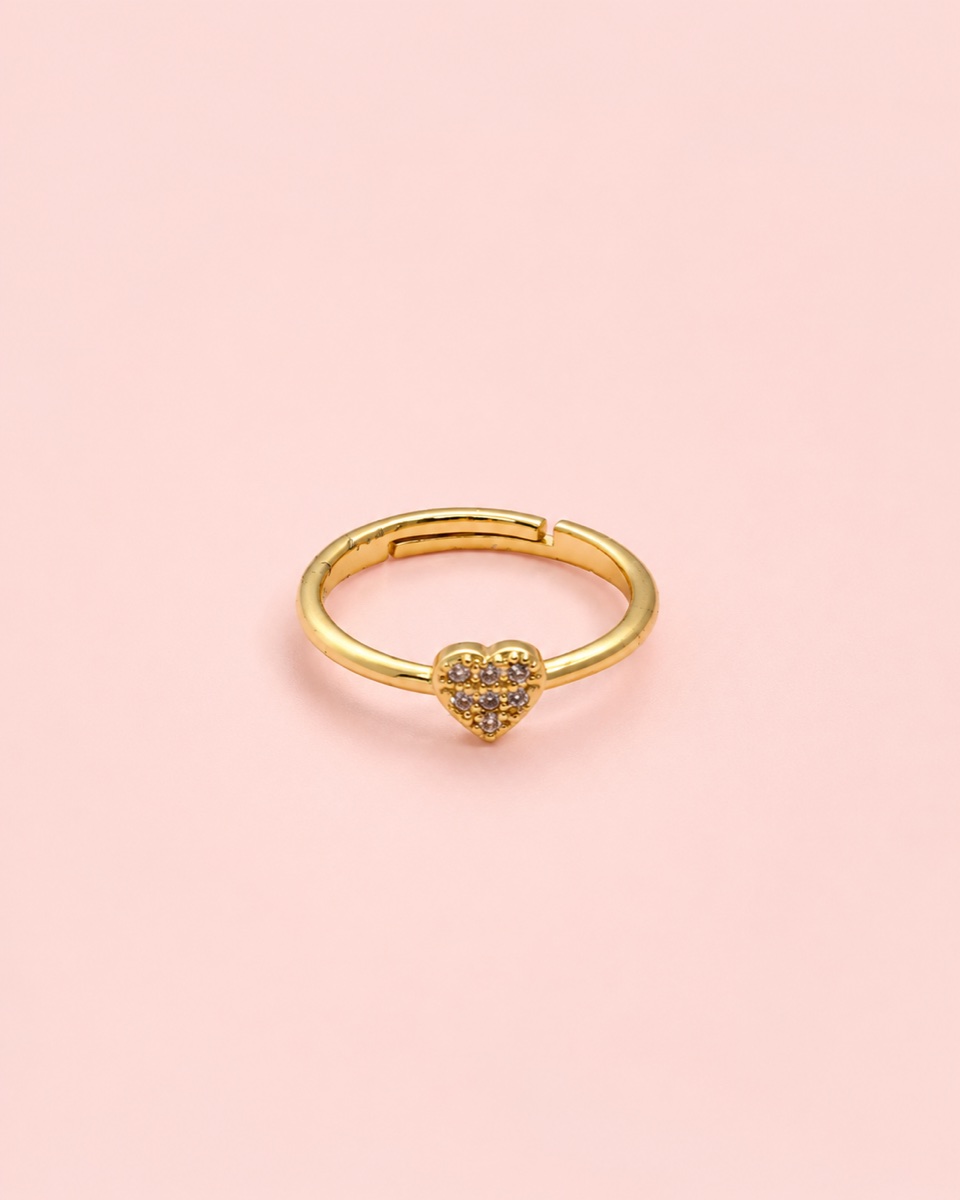 Anillo Latido · Baño de oro 18k · antialérgico