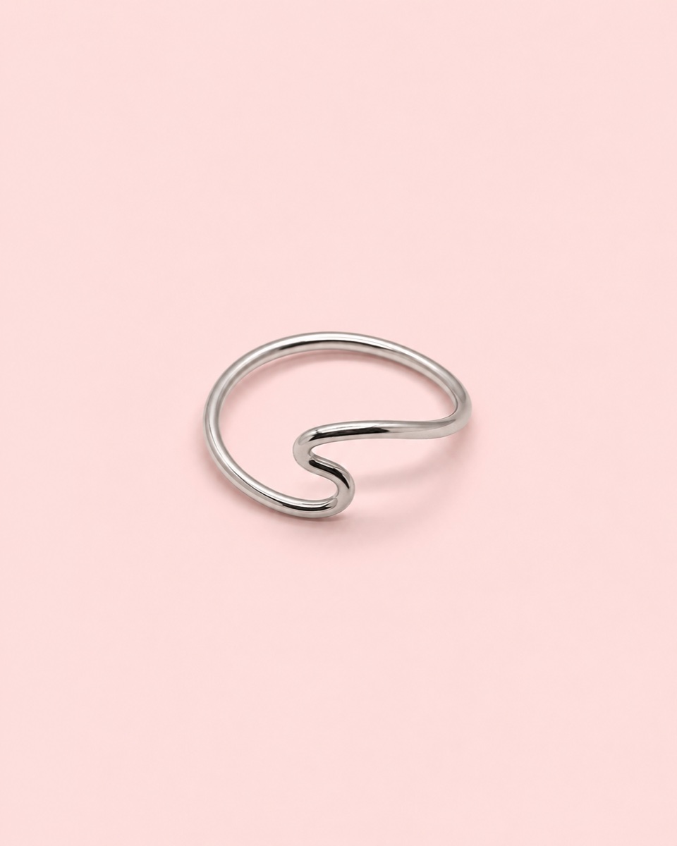 Anillo Ola · Plata 950