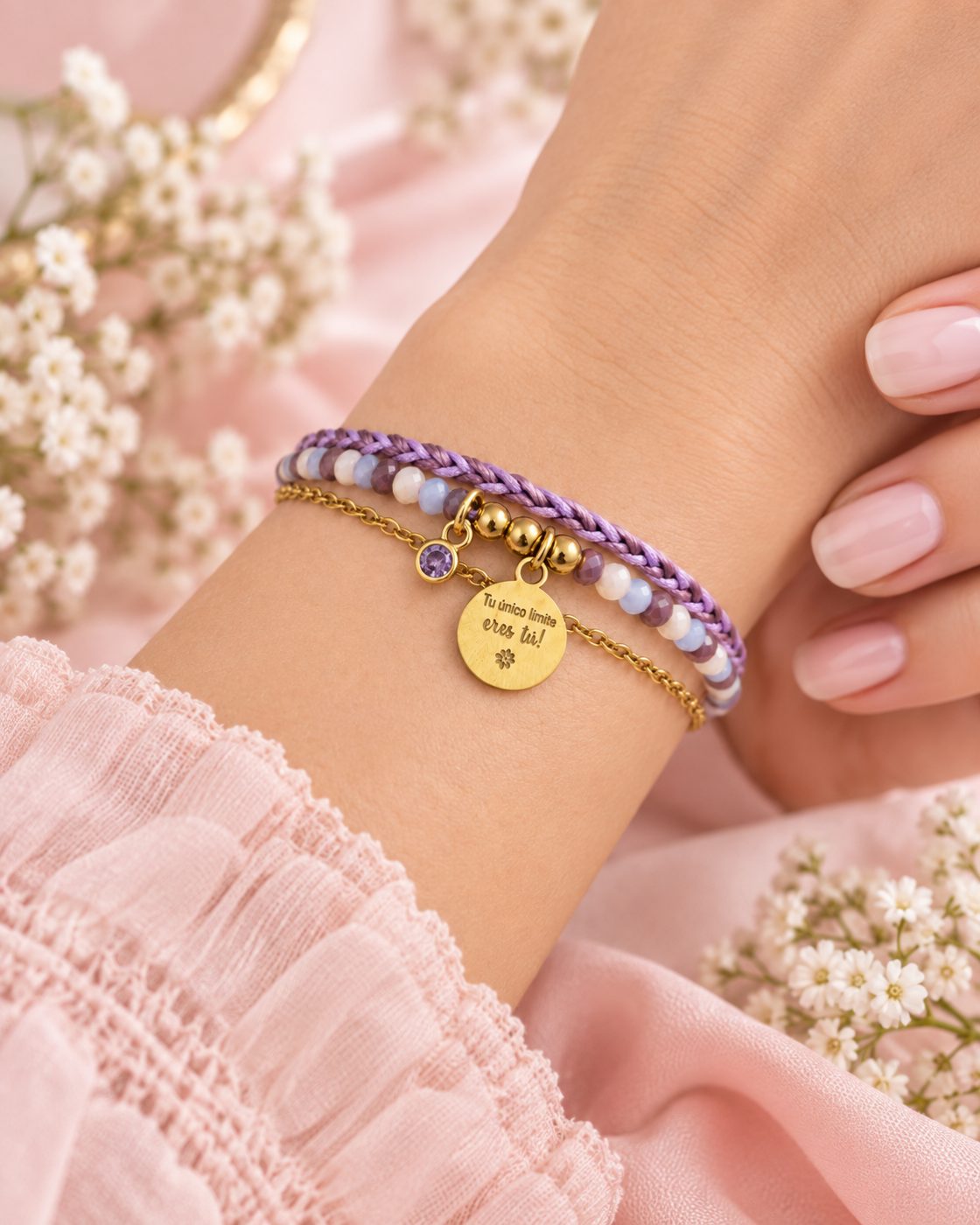 Pulsera Tu Límite · Hecho a mano