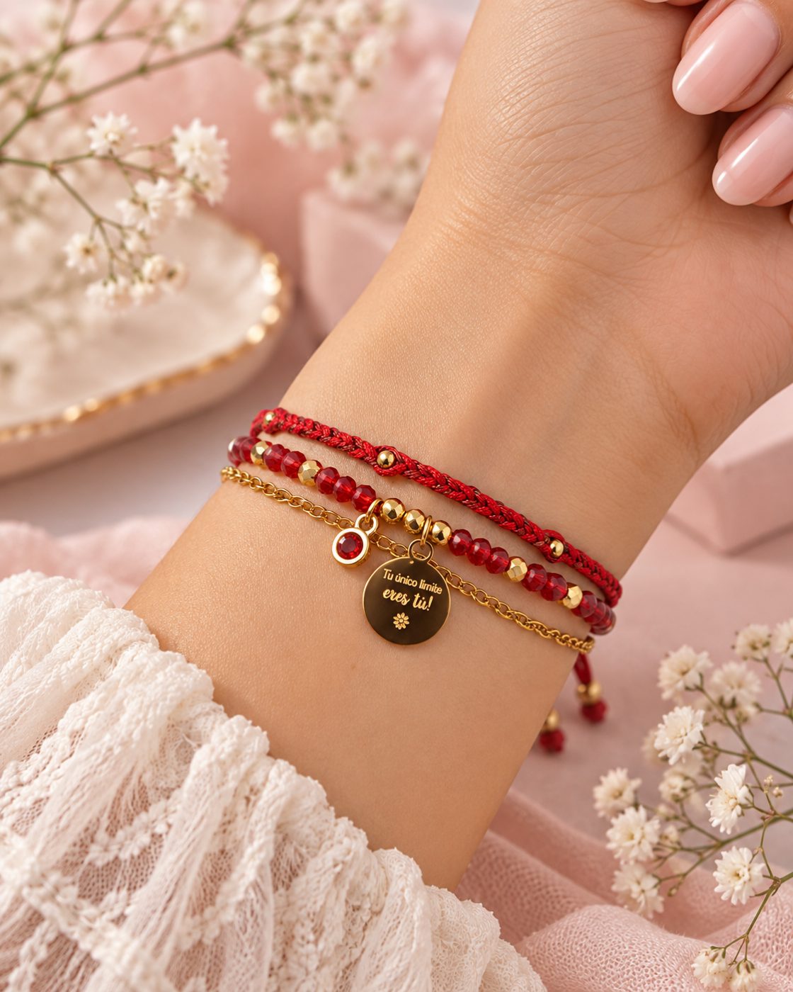 Pulsera Eres tú · Hecho a mano